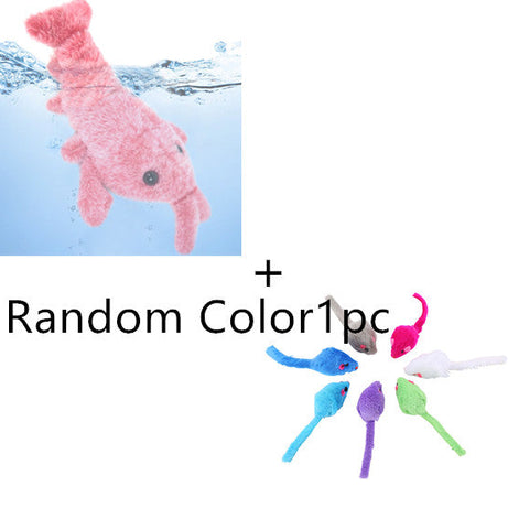 Pet Toys Electric Jumping Shrimp USB Charging Simulation Lobster