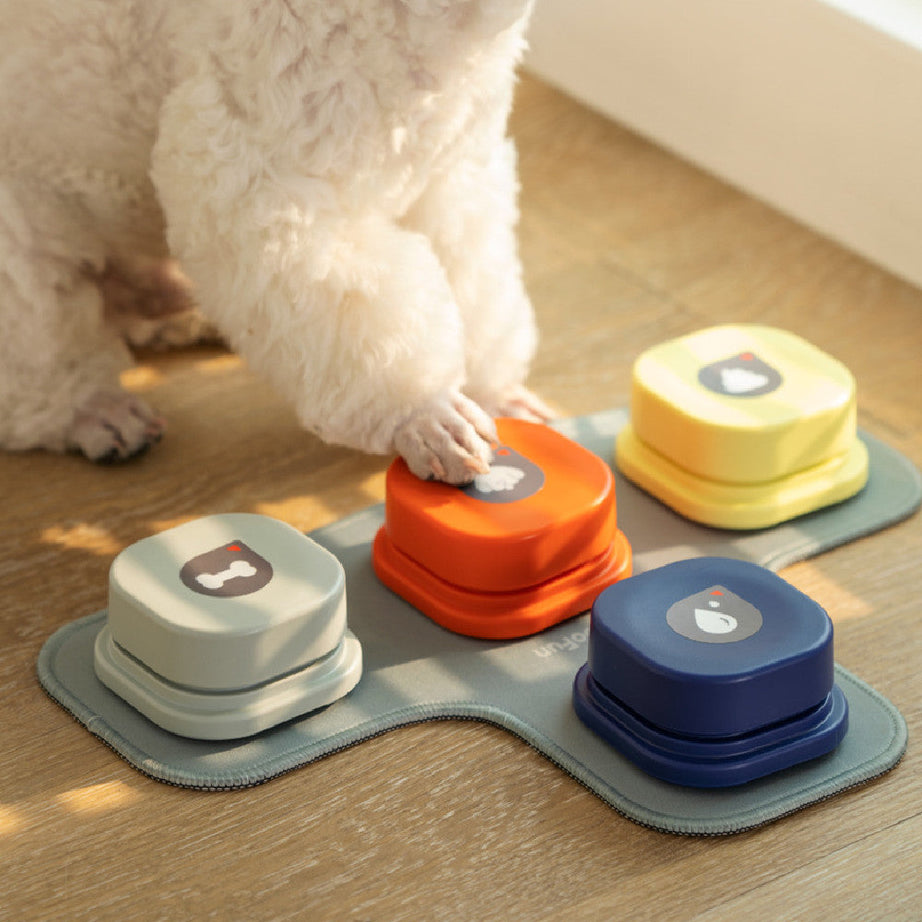 4 Colors Pet Communication Button One-click Prevent Physical