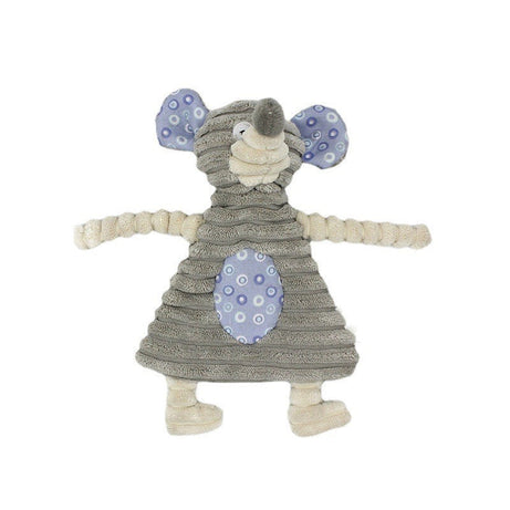 Pet Toy Donkey Shape Corduroy Chew For Dogs Puppy Squeaker Squeaky
