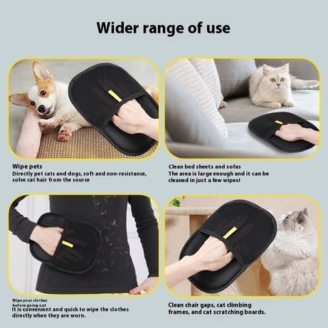 Pet Hair Remover Mitt Pet Gloves Deshedding Brush Glove For Dog Cat