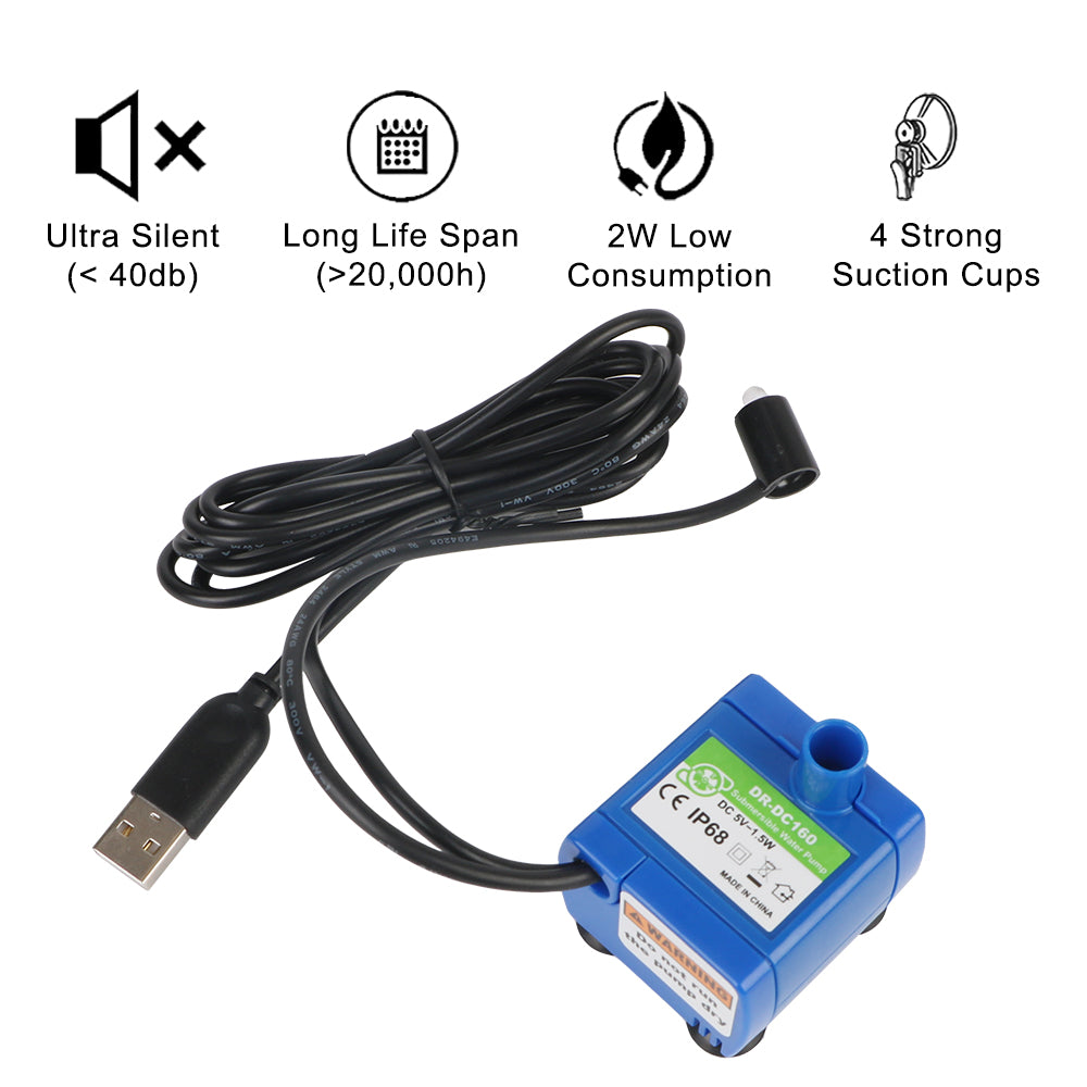 USB Charging For Water Cat Drinking Fountain Pet Dispenser