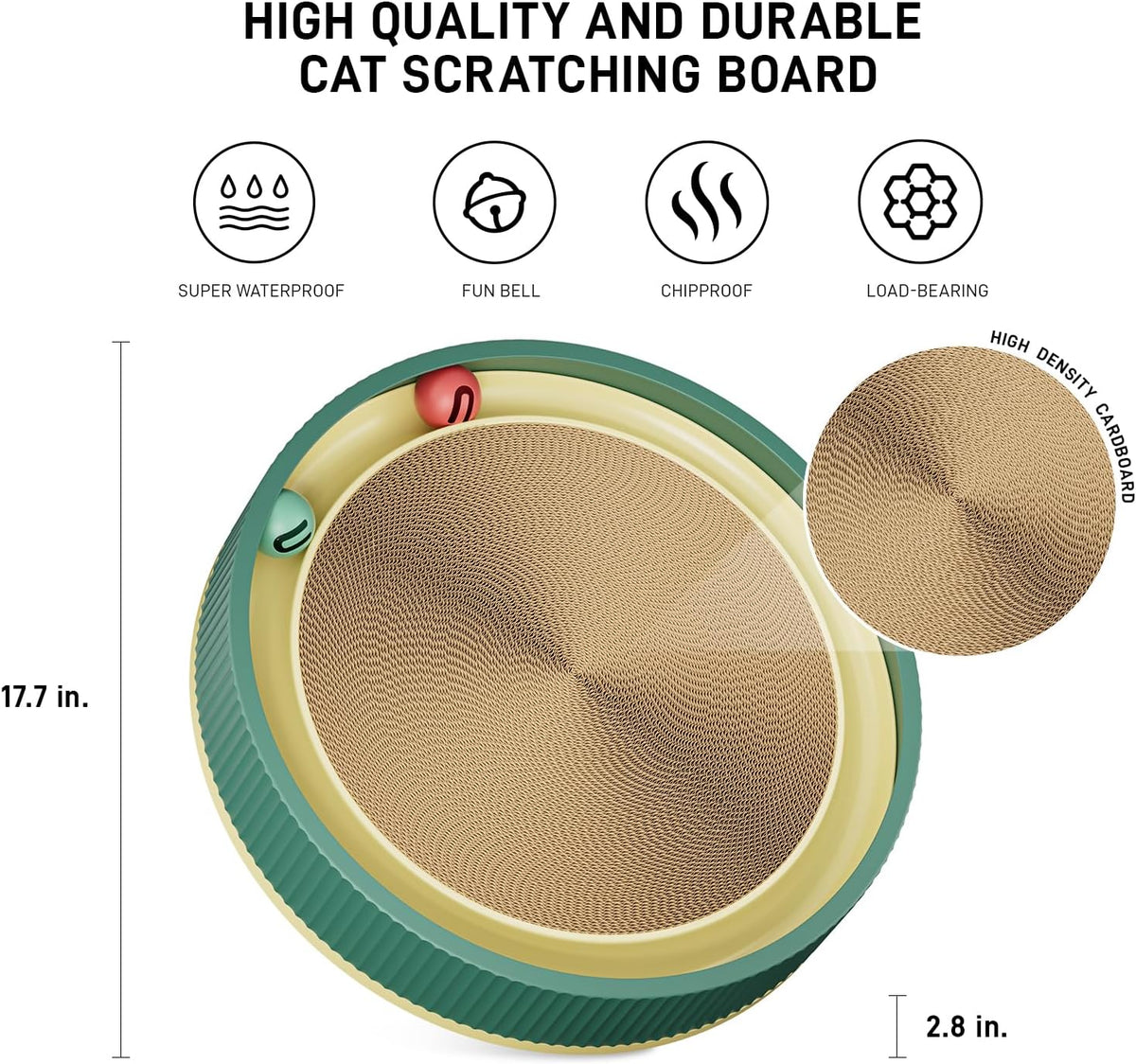 Cat Scratching Board Large Post For Indoor Cats Adults Refills