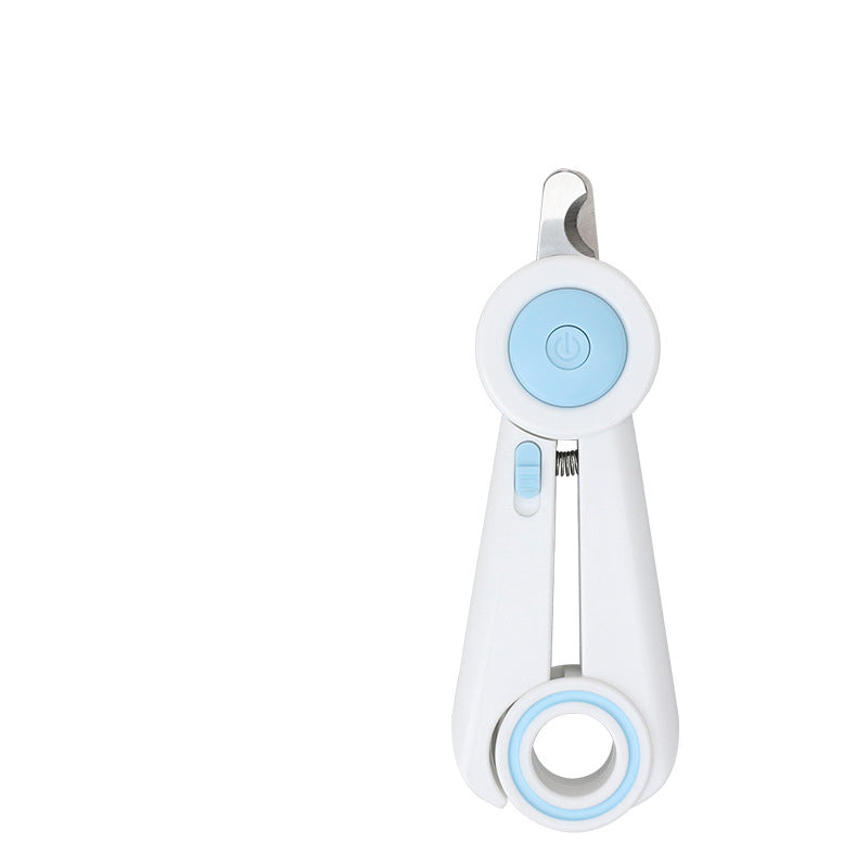 Dog Nail Clippers Grinder Cat Build-in LED Light Anti-blood