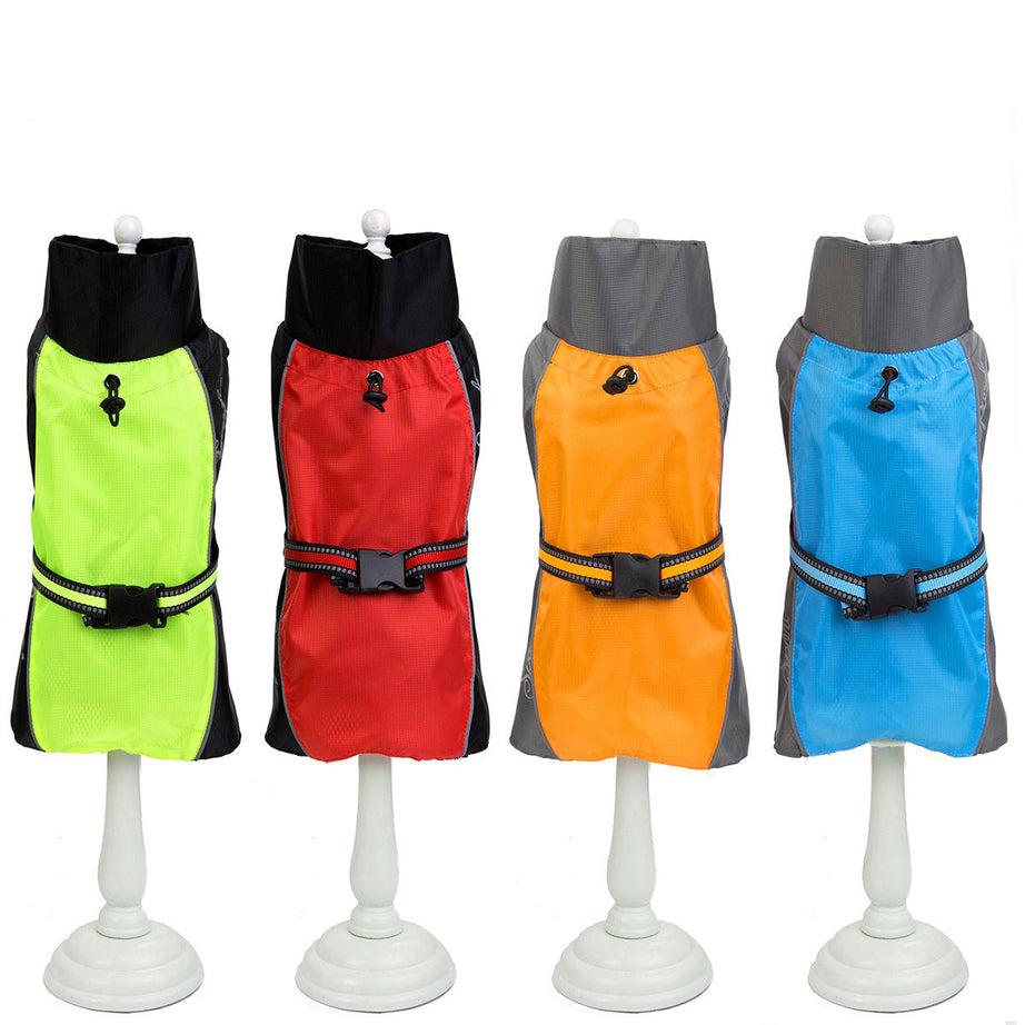 Pet Big Dog Clothes Raincoat Golden Retriever Husky