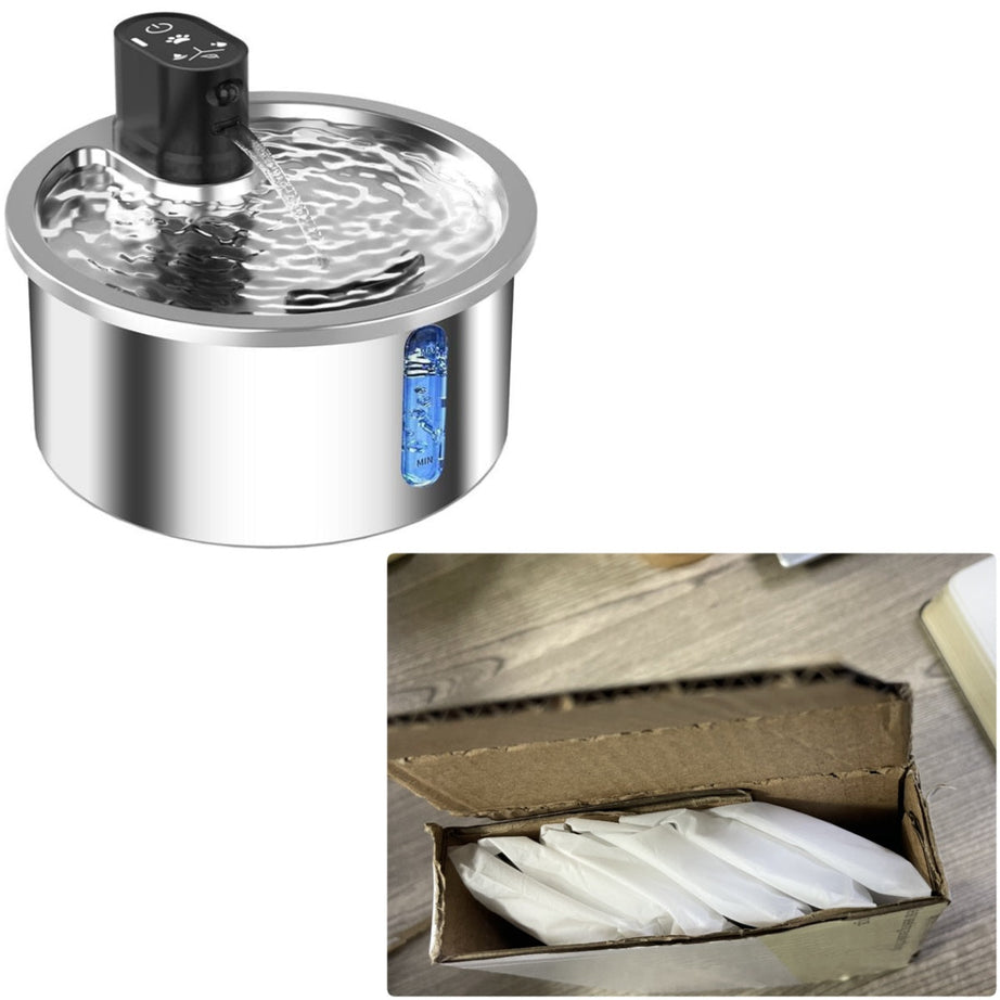 Cat Water Fountain Stainless Steel Constant Temperature Heating