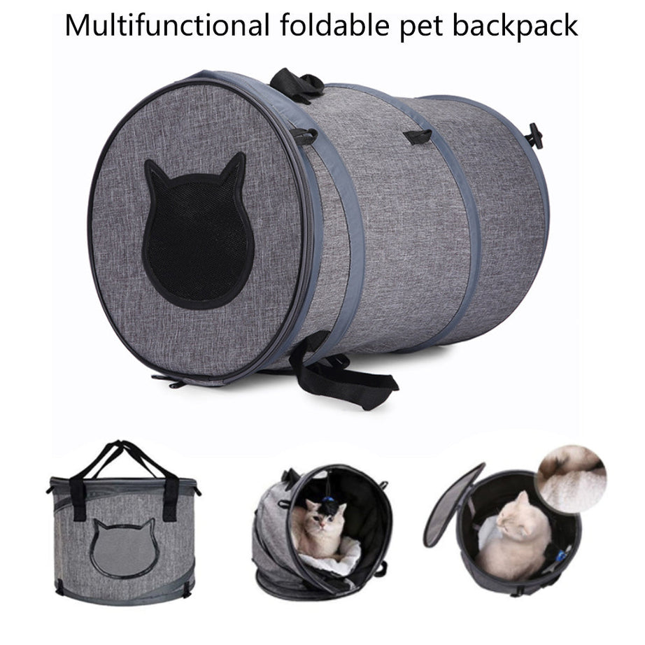 Fodable Pet Dog Cat Carrier Bag Outdoor Travel Tunnel Toys Portable