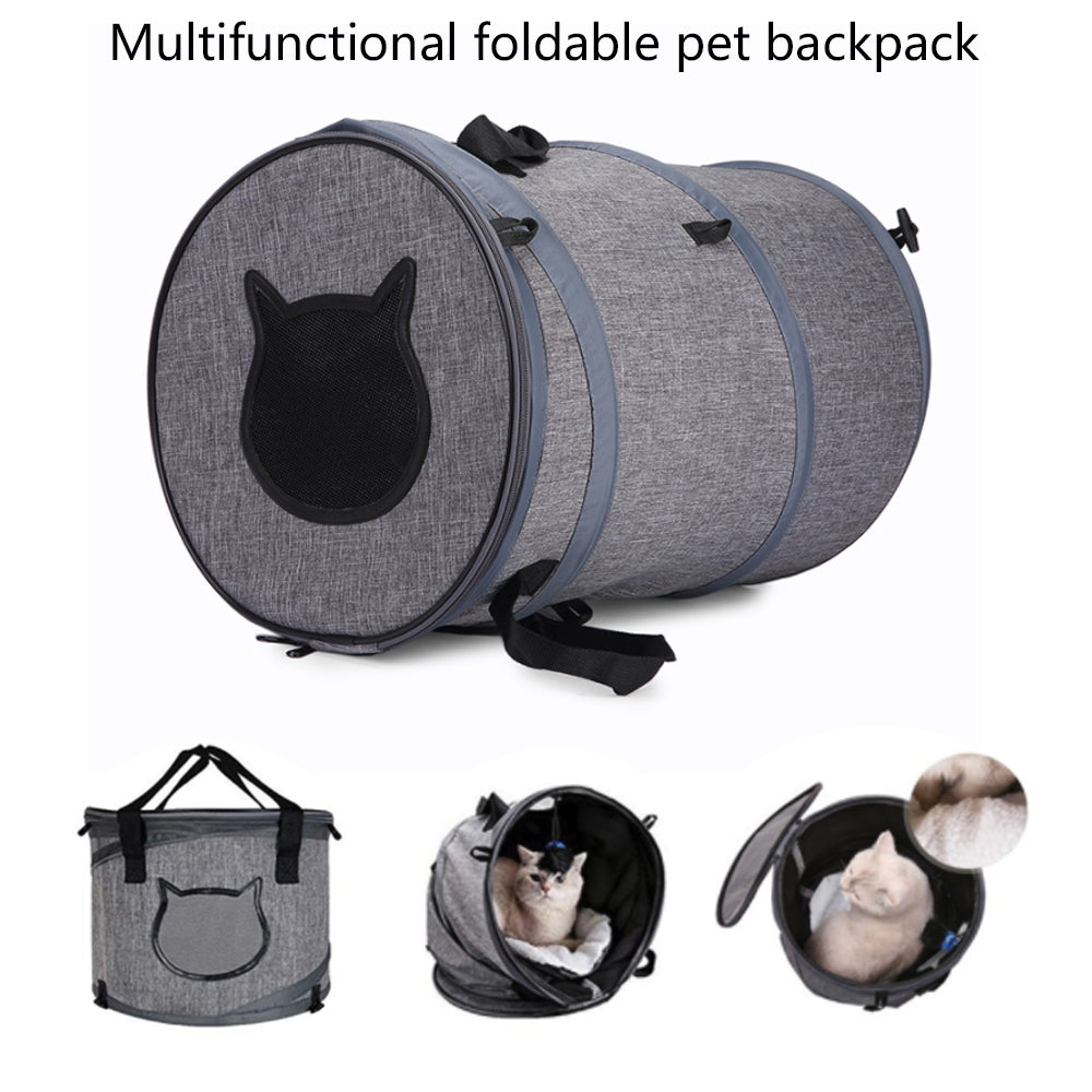 Fodable Pet Dog Cat Carrier Bag Outdoor Travel Tunnel Toys Portable