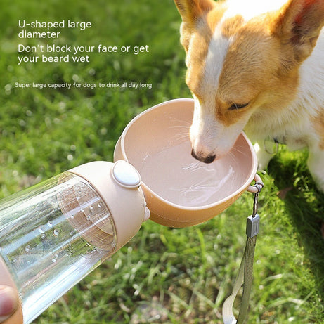 Portable Dog Water Bottle Food And Container For Pet Pets Feeder