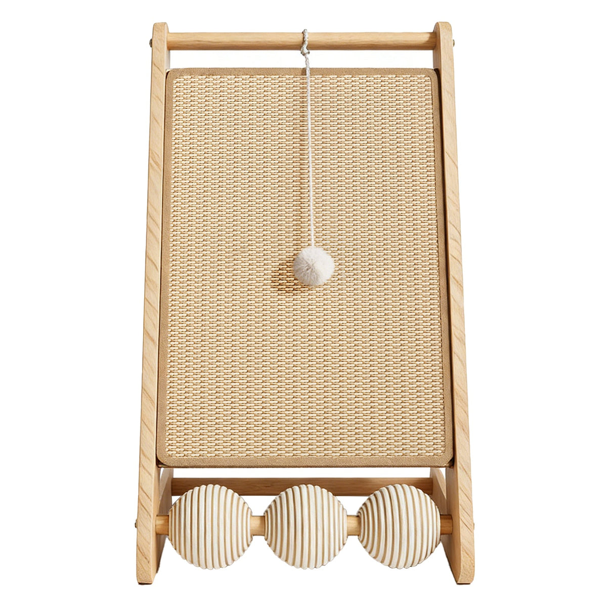 Only Self Pickup---l Rattan Cat Scratching Post With Ball Attachment