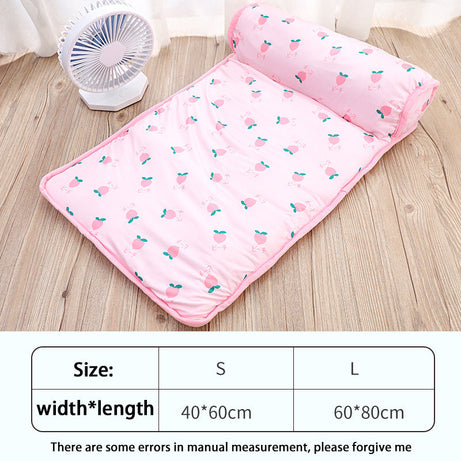 Dogs Mat Cooling Summer Pad For Cat Blanket Sofa Breathable Pet Dog