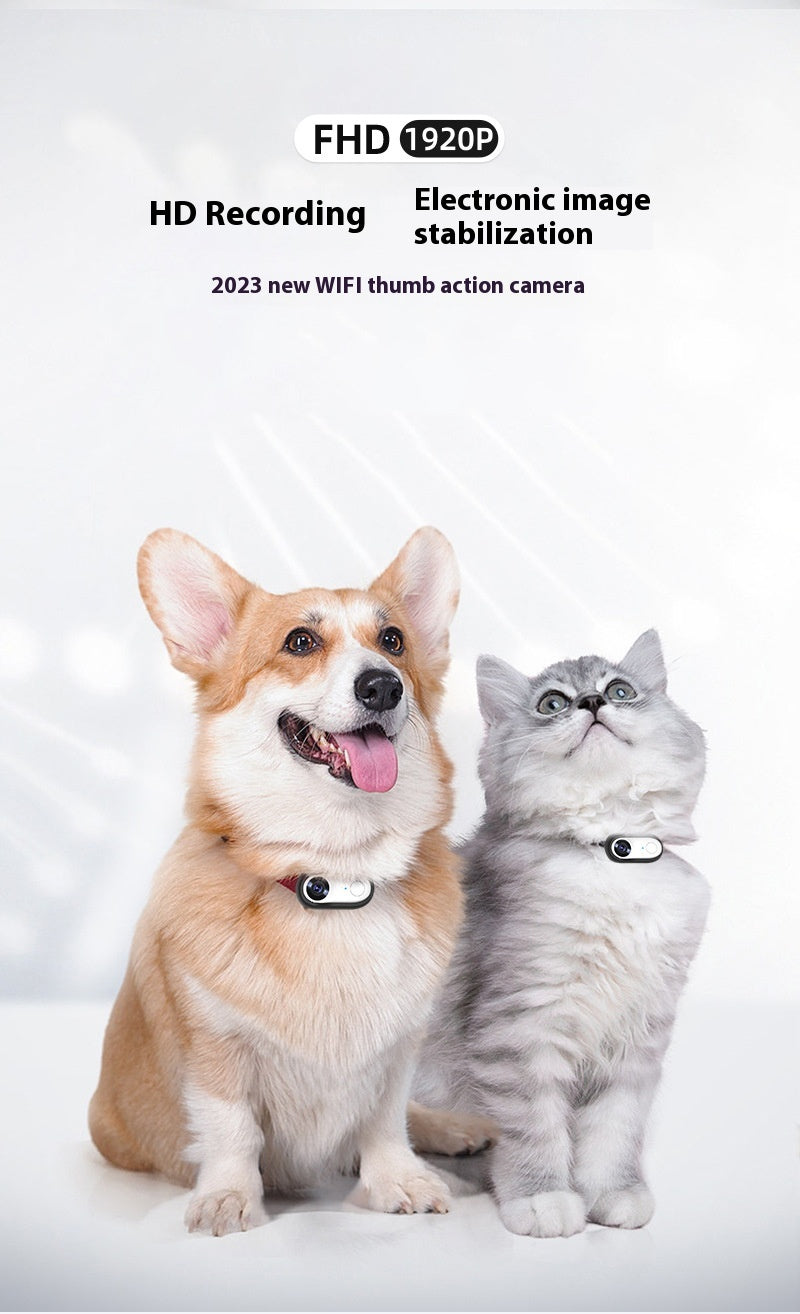 Hd Pet Thumb Camera Outdoor Sports Magnetic Mini