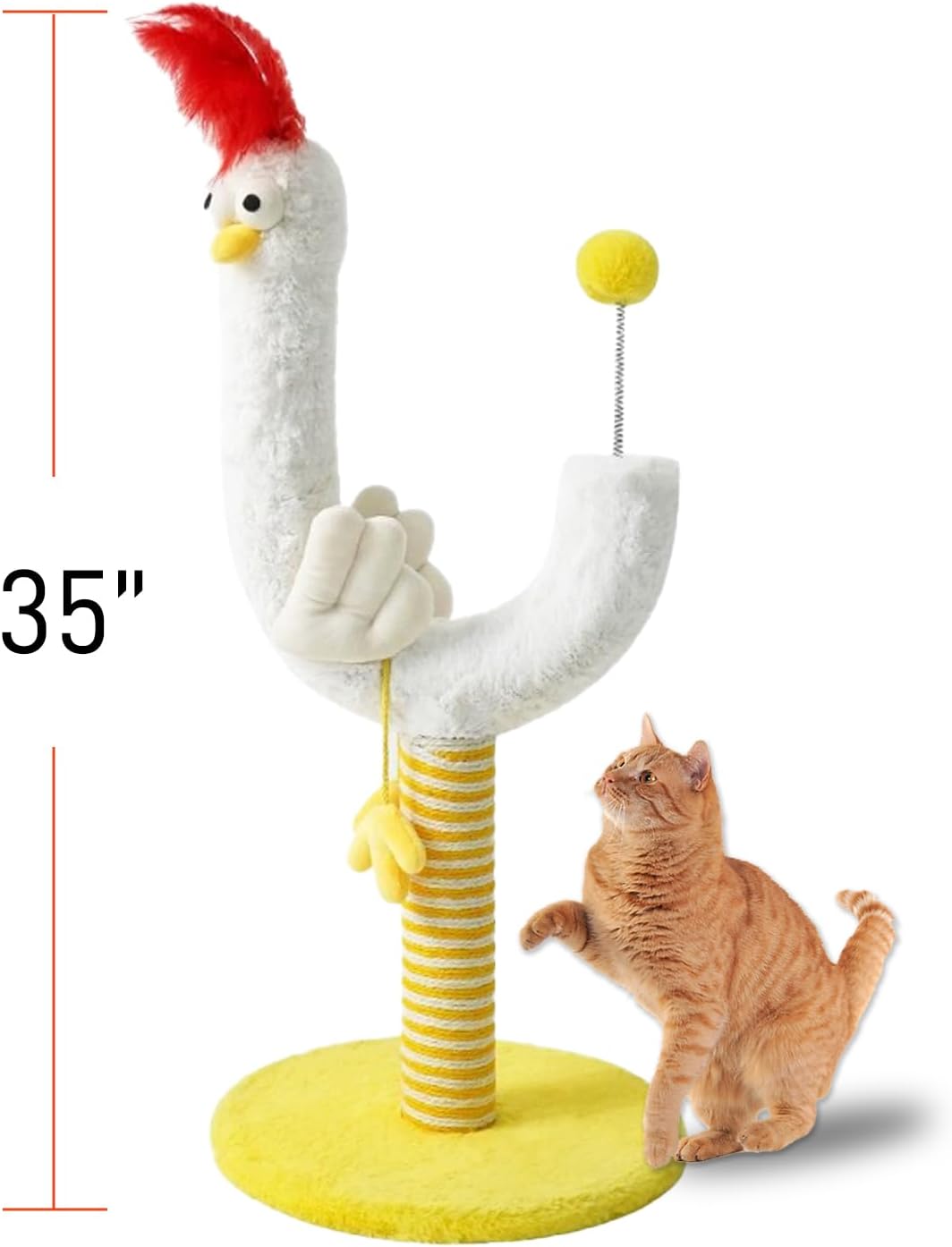 Resilient Sisal Vertical Cat Scratching Post Durable Crumb Free