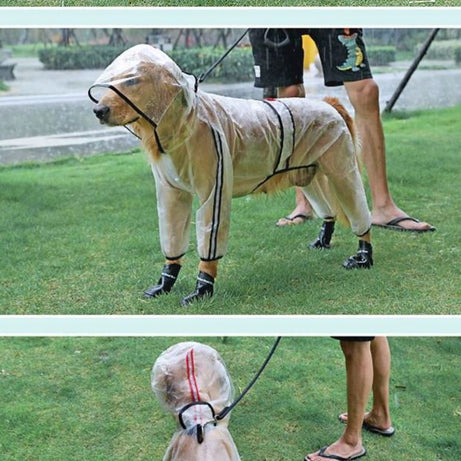 Large Dog Pet Rain Waterproof Raincoat
