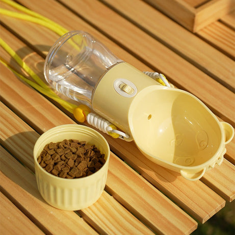 Pet Water Cup Portable Bottle Outdoor Dog Drinking Fountain Feeding