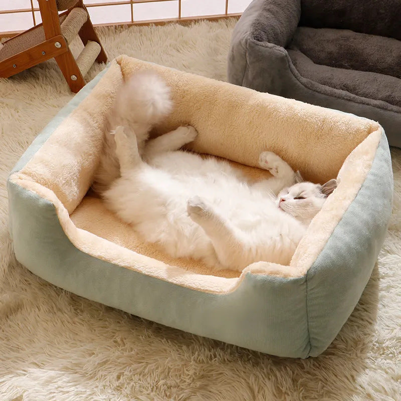 Bed For Cats Pet Products Warm Cushions Kitten Goods Accessories
