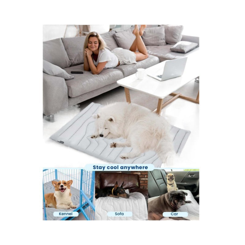 All-season Cooling Ice Silk Pet Mat For Summer