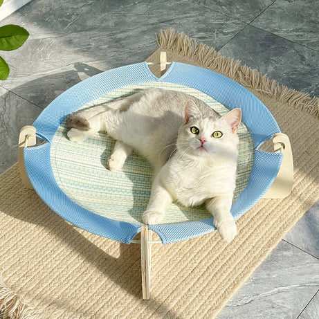 Summer Rattan Cooling Mat Large Cat Bed