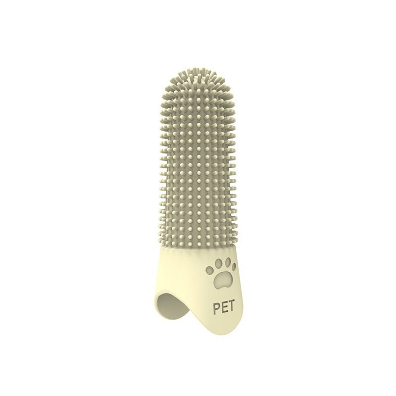 360 Angle Pet Finger Toothbrush For Small Medium And Large Dogs