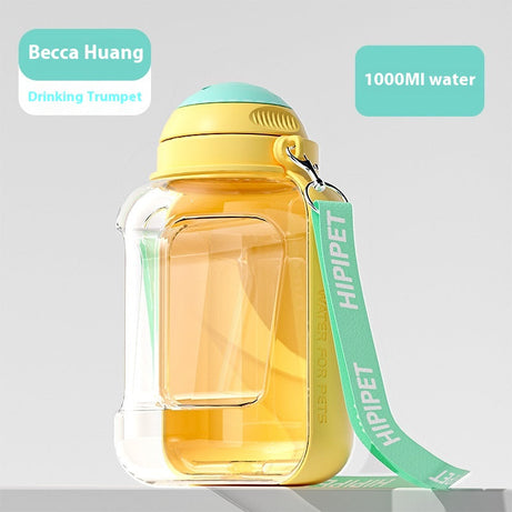 2-in-1 Dog Large Capacity Pets Out Drinking Pot Cat Water Dispenser