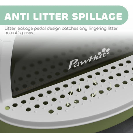 Covered Cat Litter Box With Lid Scoop Deodorizing Bags For Odor