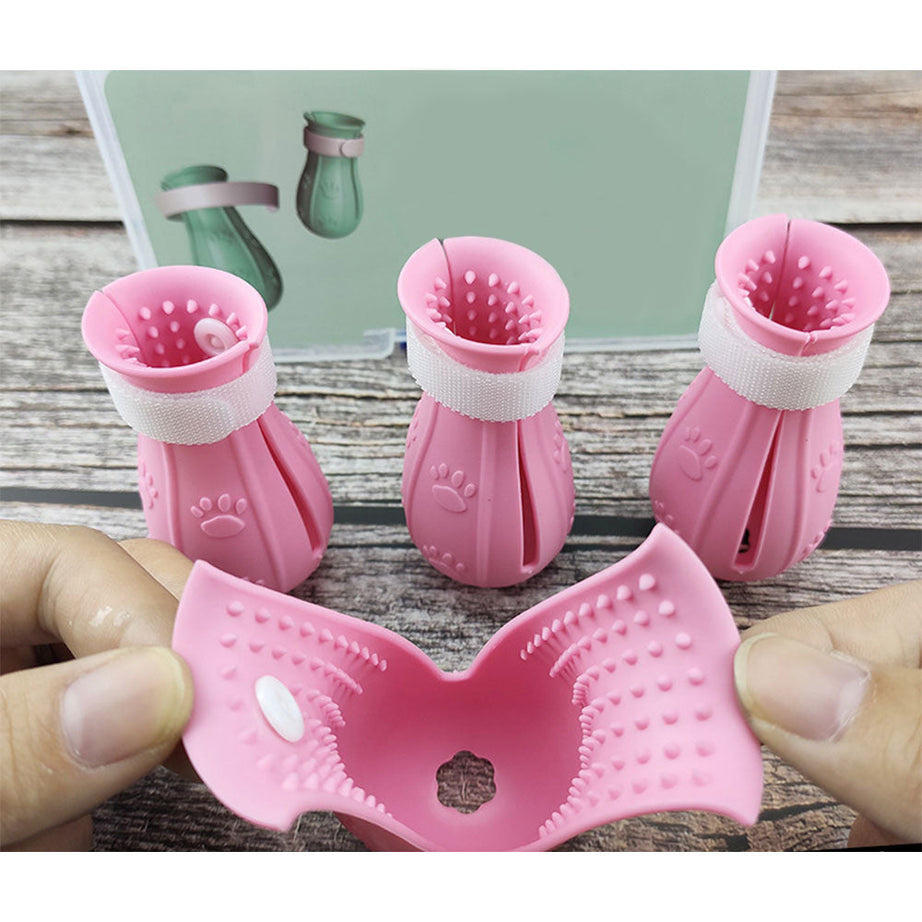 Adjustable Cat Foot Claw Cover Anti-scratch Prickly Nail Glove