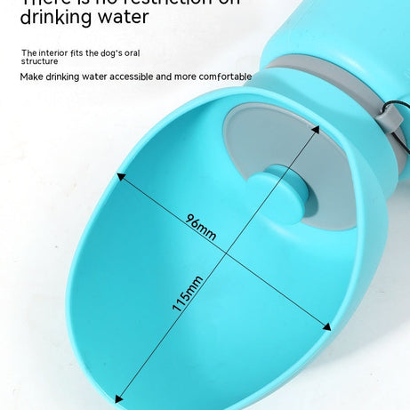 Folding Pet Outdoor Walking Mug Portable Travel Water Bottle Puppy
