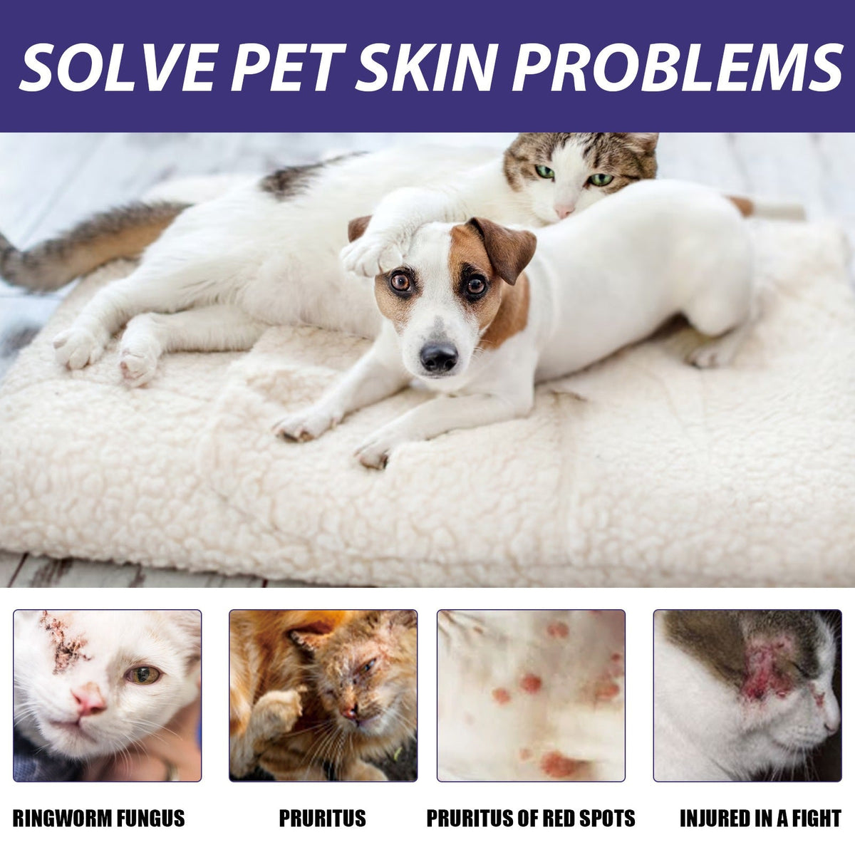 Yegbong Pet Care Spray Pet Cat And Dog Skin Wound