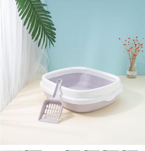 Large Cat Litter Box Detachable Anti-splashing Pet Supplies