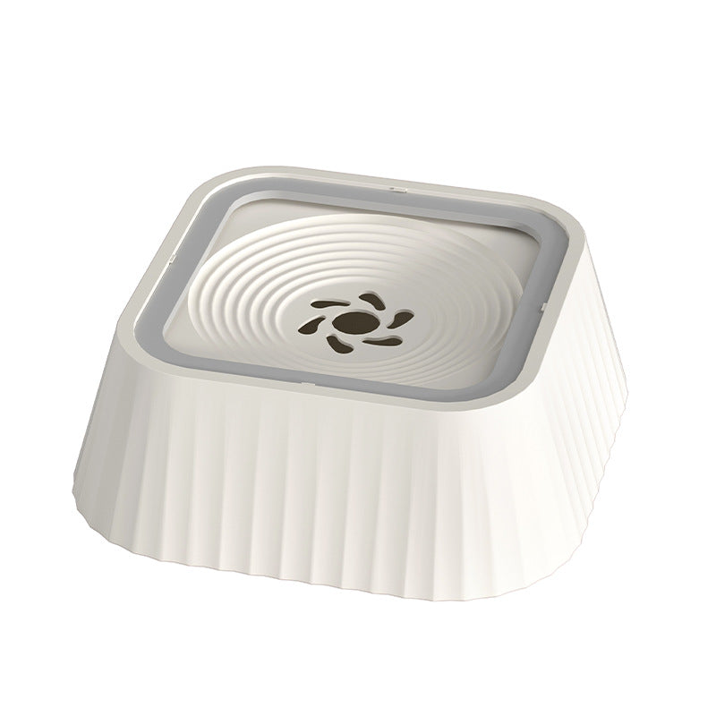 Pets Dog Cat Bowl Floating Water Drinker Not Wet Mouth Splash