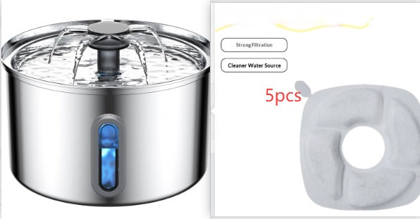 Pet Water Fountain 304 Stainless Steel Cat Dispenser