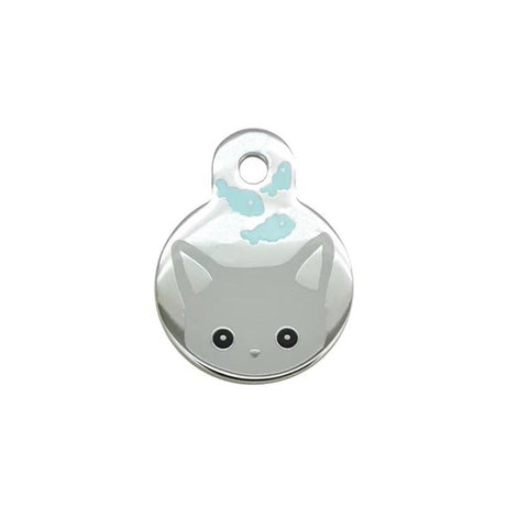Pet Dog Brand Cute Cartoon Cat And Fish Printed Necklace Pendant
