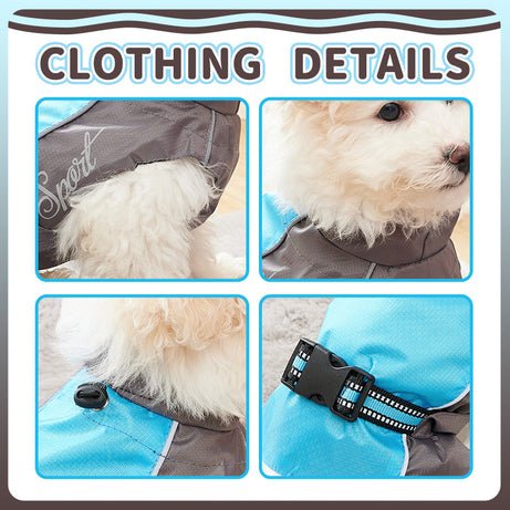 Dog Punching Jacket Puppy Raincoat For Summer Chihuahua Rain Coat