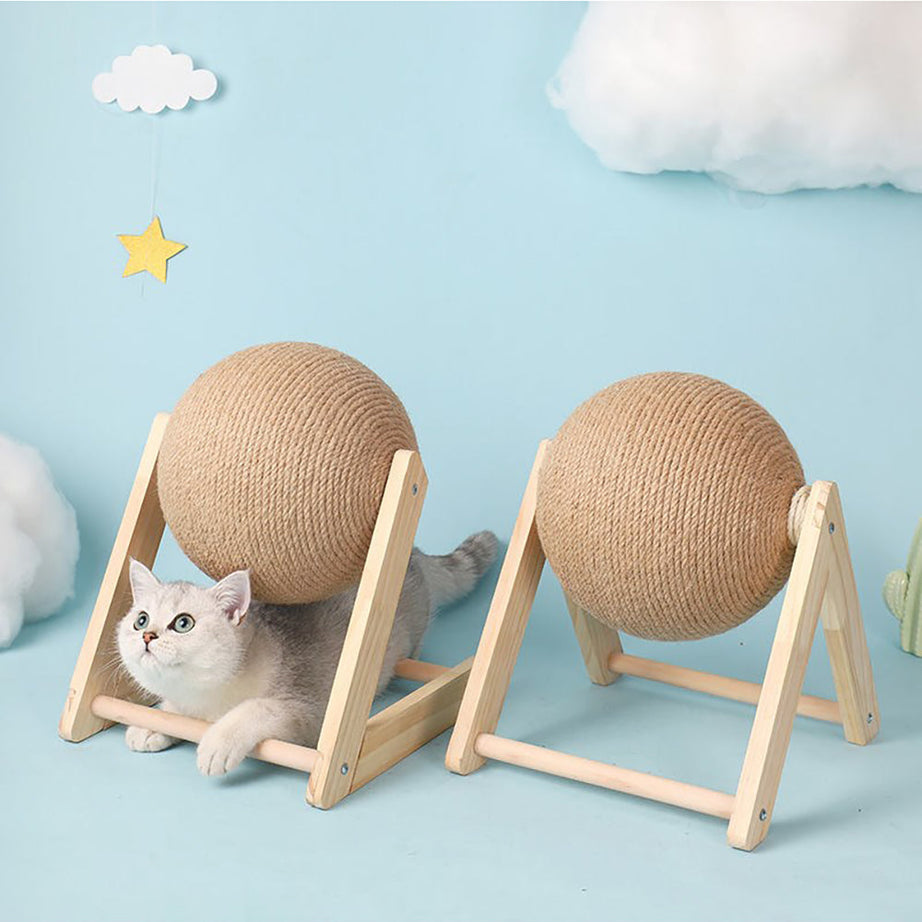 Professional Vertical Cat Toy Sisal Catching Ball