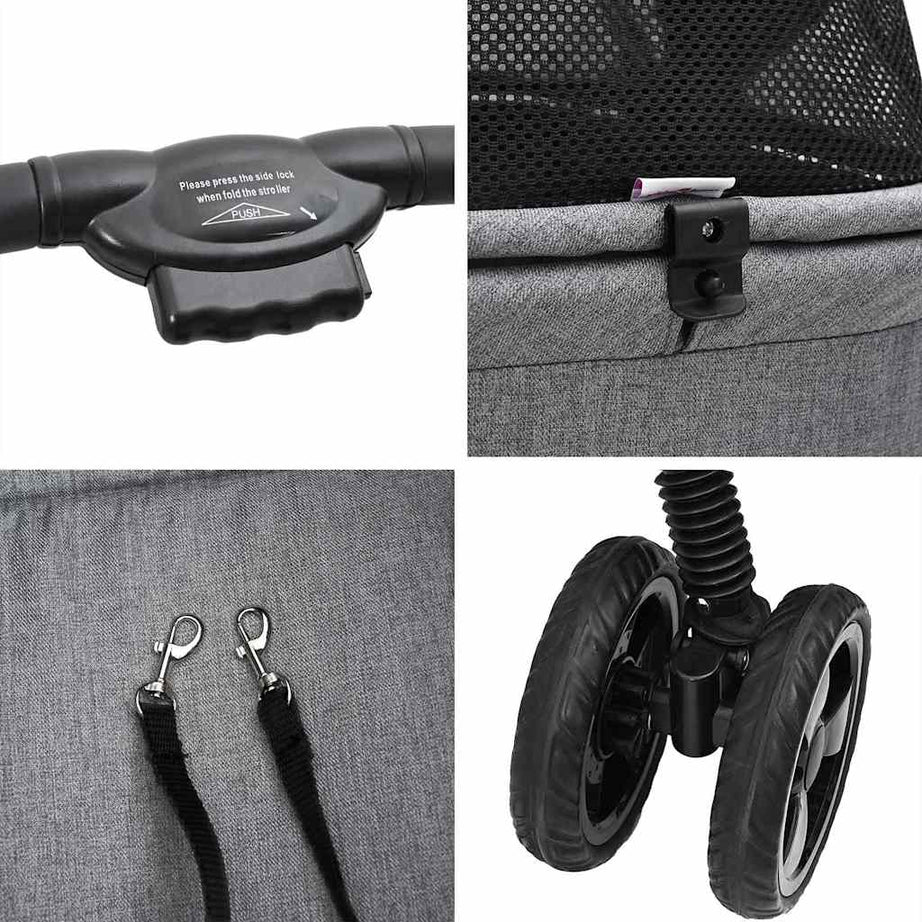 Foldable Pet Stroller 81 X 600d Oxford