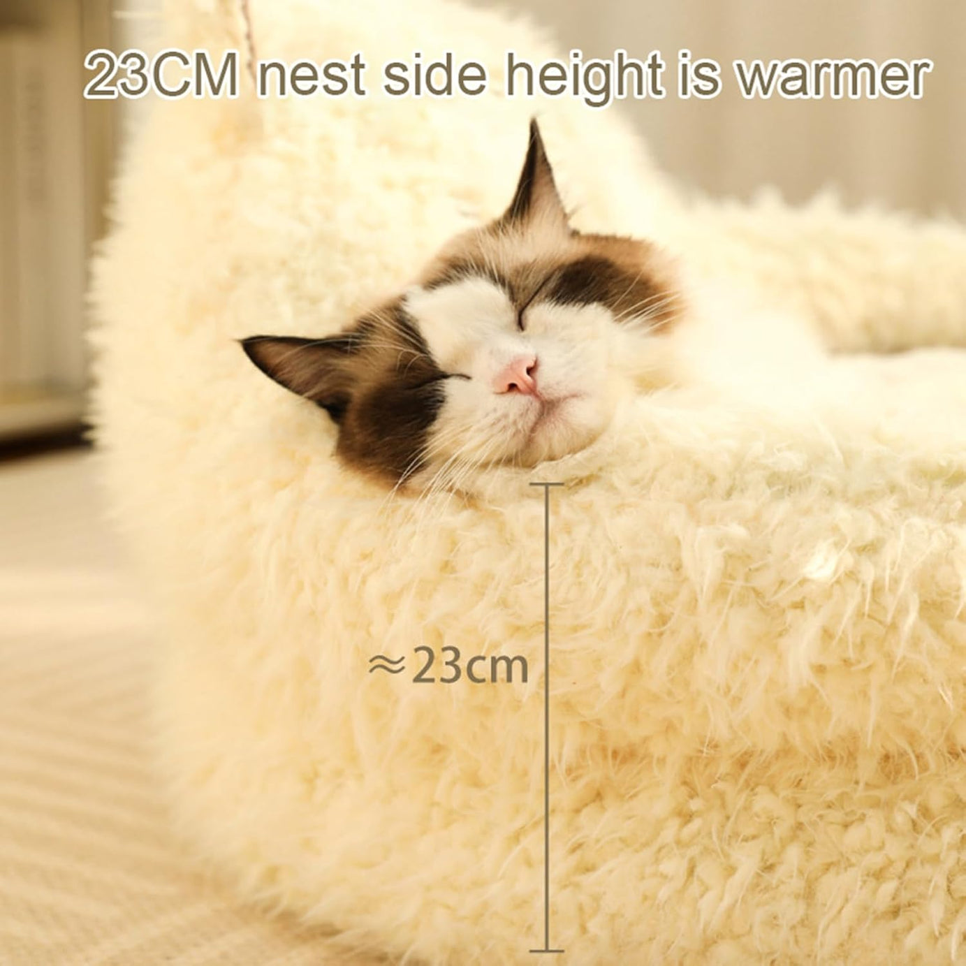 Cut Alpaca Pet Bed For Small Medium Large Dogs Cats Calming Dog Cat