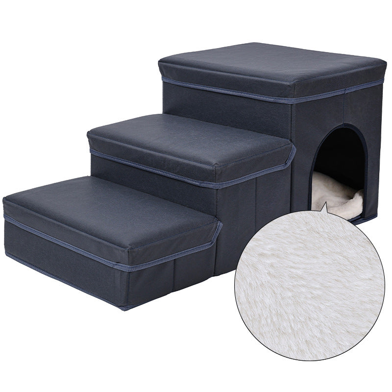 Cat Kennel Cage Multifunctional Dog Stairs Upper Bed Sofa Puppy