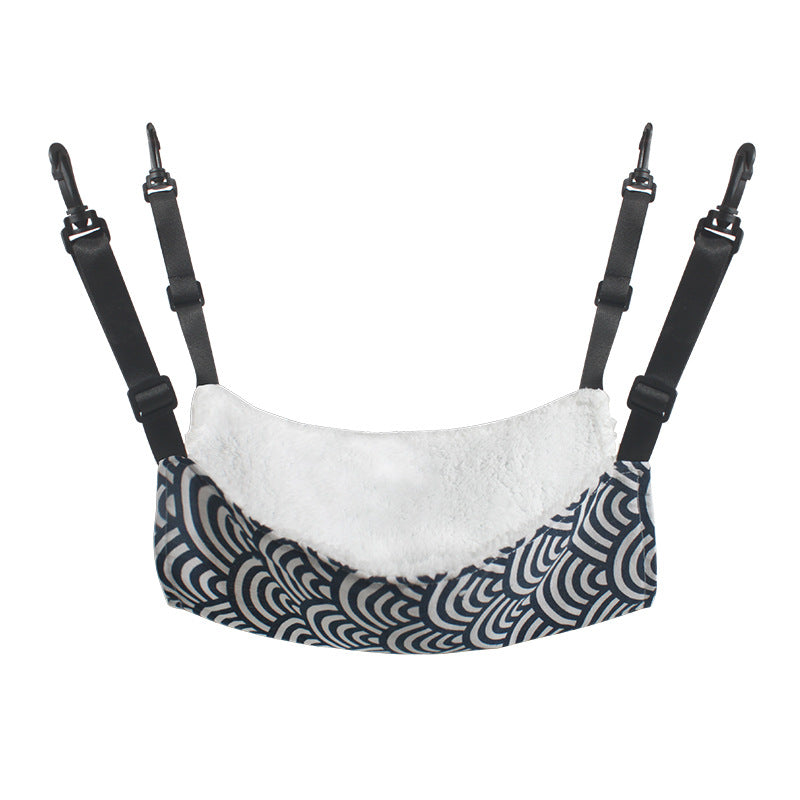 Lamb Fleece Cat Hanging Beds Pets Cage Hammock Bed For Kitten Seat