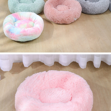 Cathouse Doghouse Large Medium And Small Dogs Warm Plush Round Pet