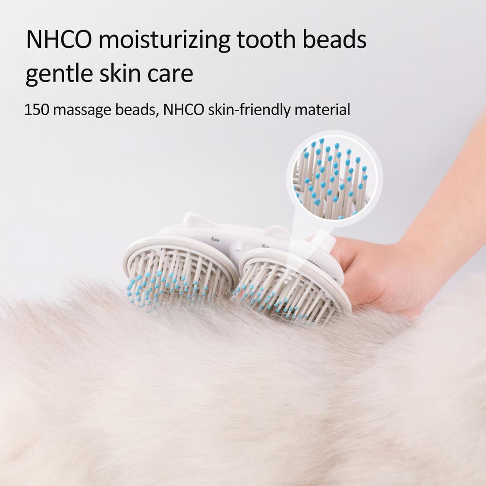 Pet Cat Brush Dog Slicker Double-headed Negative Ion One-button