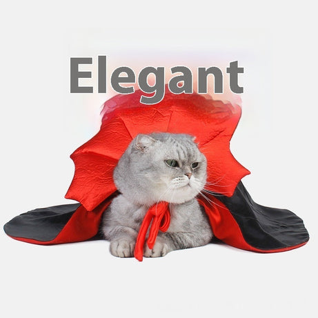 Cute Halloween Pet Costumes Cosplay Vampire Cloak For Small Dog Cat
