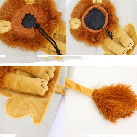 Soft Pet Carriers Lion Design Portable Breathable Bag Cat Dog