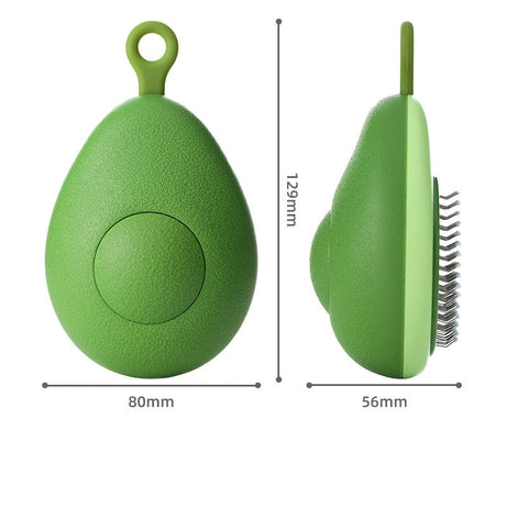 Creative Cat Grooming Comb Portable Massage Brush One-button Remove