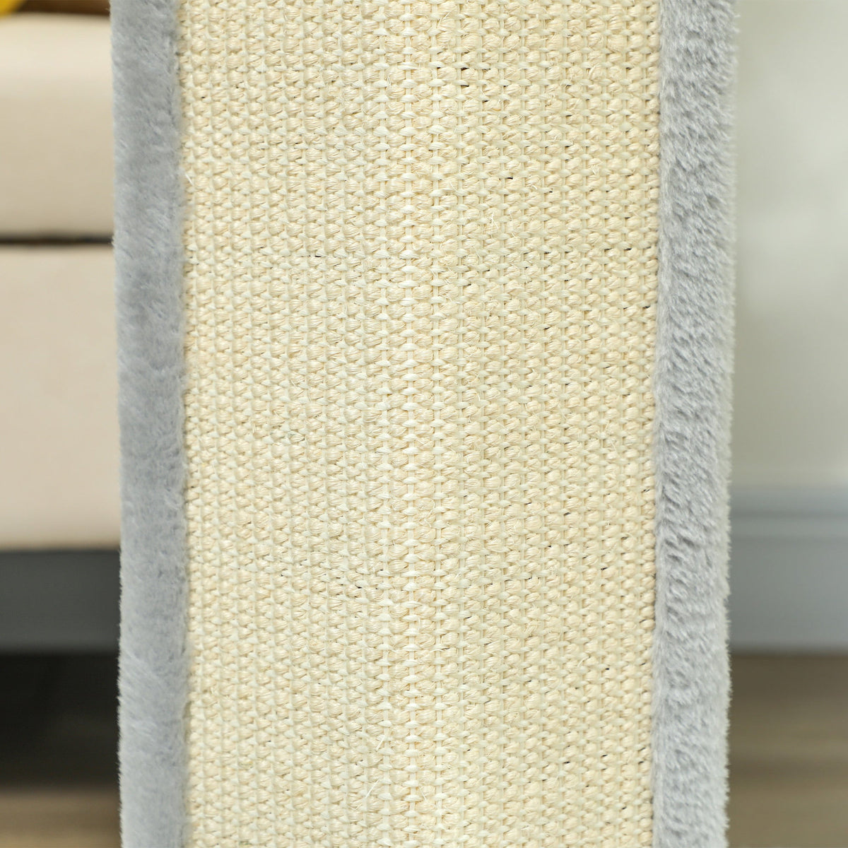 56cm Corner Cat Scratching Post With Sisal Pad Grey