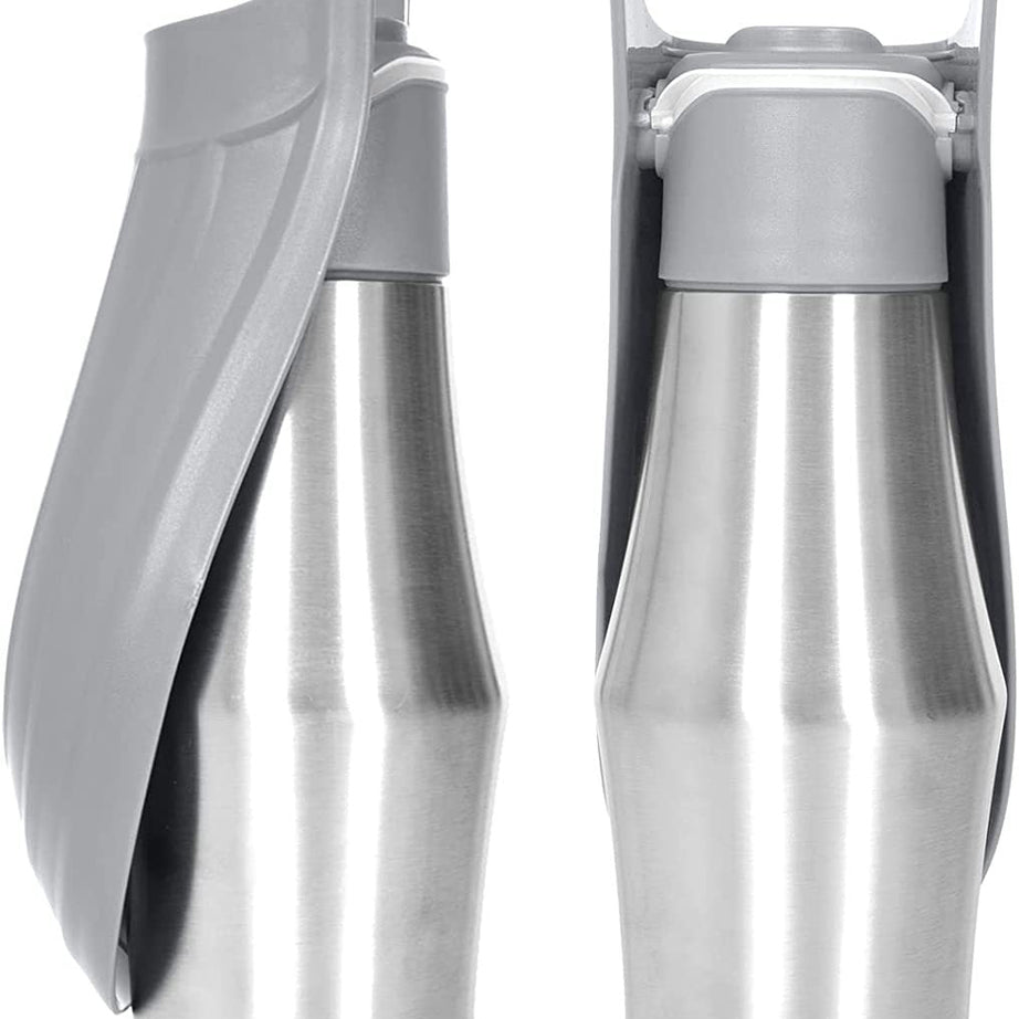 New Portable Pet Dog Water Bottle Soft Silicone Leaf Design