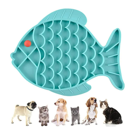 Silicone Lick Mat For Pet Dogs Slow Food Plate Rice Bowl For Small