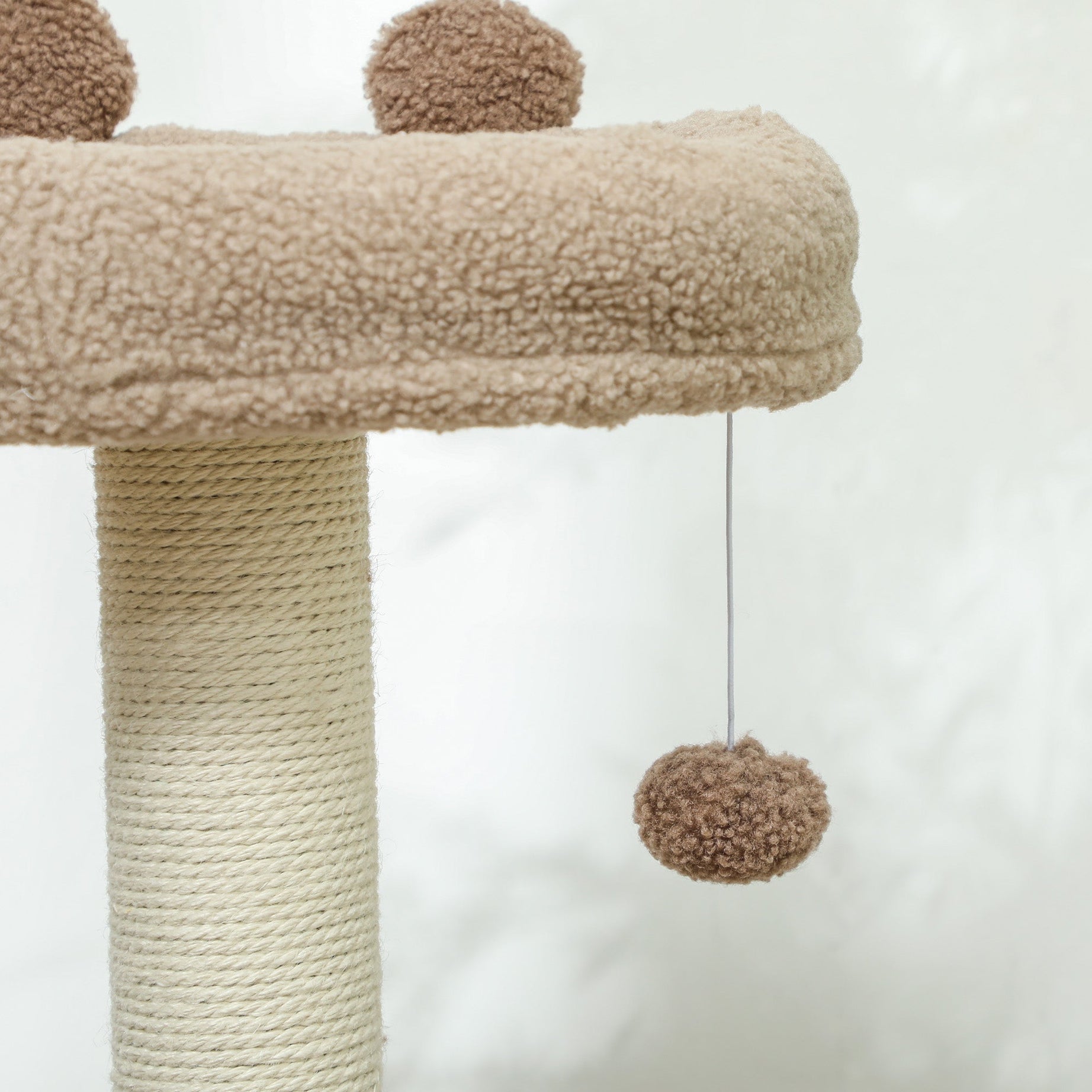 Cat Tree For Indoor Cats 88cm Tower With Sisal Scratching Post