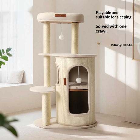 Cat Bed Climbing Frame And Scratching Post Self Entertainment Tree