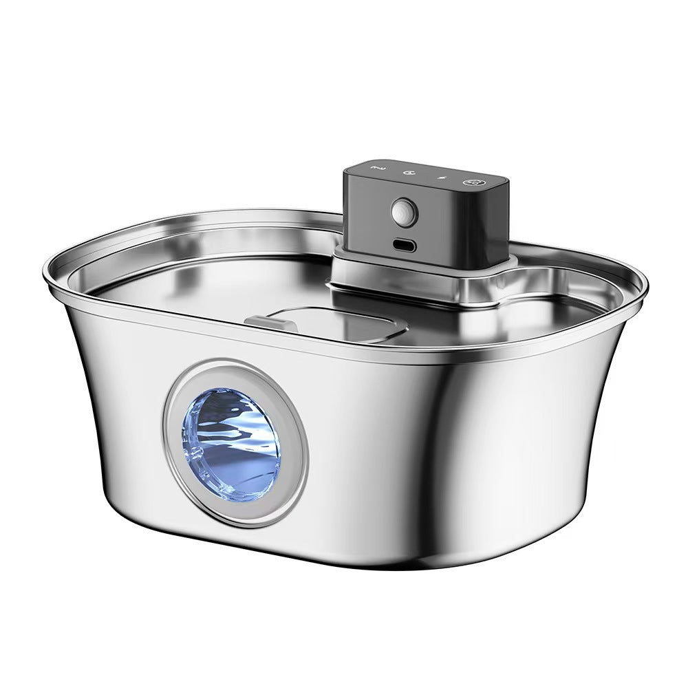 Stainless Steel Cat Water Fountain Automatic Circulating Dispenser