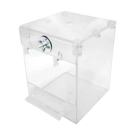 External Bird Bath Transparent Square Basin Supplies Pet