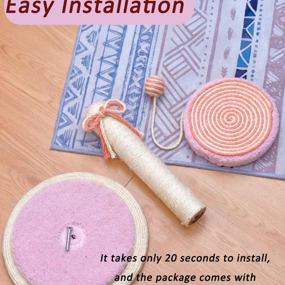 Cat Scratching Post Cute Kittens Scratch Posts With Hanging Ball